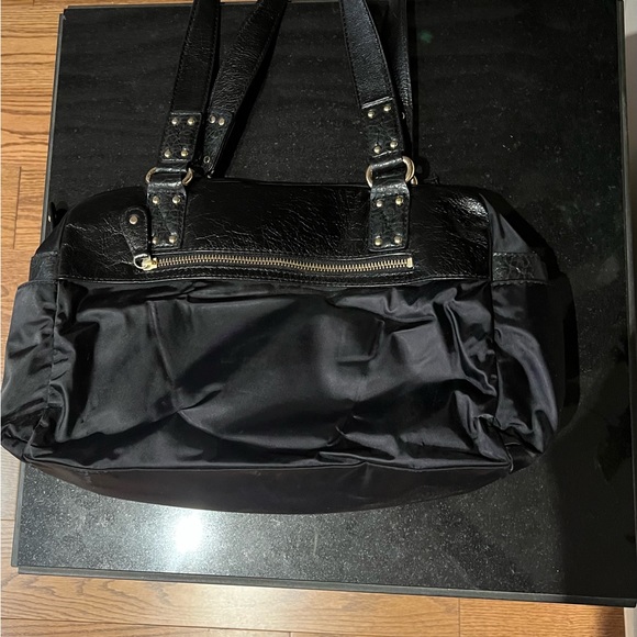 DKNY Black Leather and Waterproof Fabric Bag - Picture 4 of 4